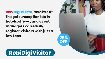 Manage Visitors Effortlessly with RobiDigiVisitor Book!