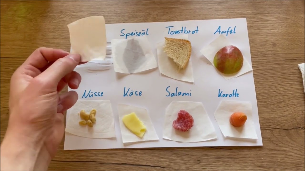 Fettfleck Experiment