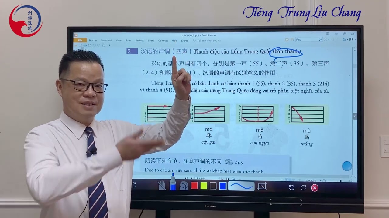GIÁO TRÌNH CHUẨN HSK1 BÀI 1 - CHÀO ANH