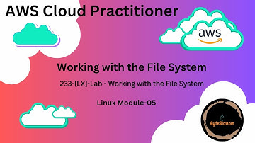 233-[LX]-Lab - Working with the File System - AWS Cloud Practitioner #aws  #linux #cloudcomputing
