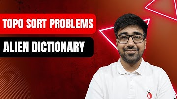 DSA in Python Course - Alien Dictionary | Topological Sort in Graph | GFG | Part 141 [Hindi]