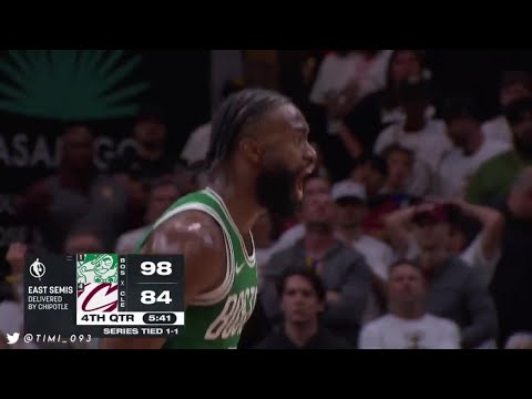 Jaylen Brown R2G3 Highlights vs Cleveland Cavaliers (28 pts, 9 reb, 3 ast) | 2024 NBA Playoffs