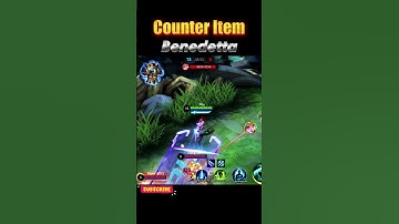 BENEDETTA Counter item ✅ | MOBILE LEGENDS BANG BANG #mlbb  #shrots #benedetta
