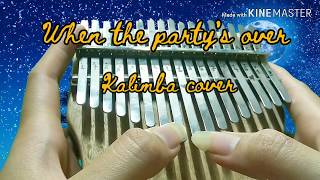 When the party's over (Billie Eilish) ♚ Kalimba cover