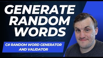 The Best Way To Generate Random Words In .NET Core (C#)