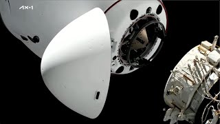 SpaceX Dragon docks with space station carrying 1st all-private Ax-1 crew