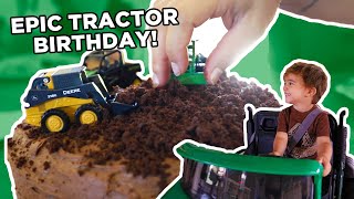 Epic Tractor Birthday for a 2 Year Old!