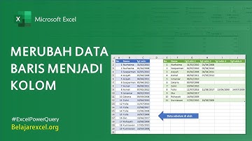 Power Query: Merubah Data Baris menjadi Kolom
