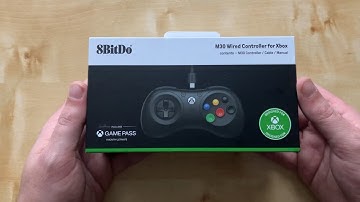 Unboxing 8Bitdo M30 Wired Controller For Xbox (UK) With Overview
