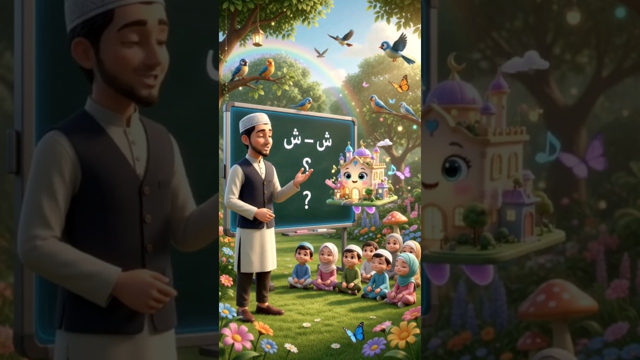 अलिफ से अल्लाह, बे से बकरा 🕌 | Arabic Letters with Lipi | New Noorani Qaida Song for Kids #3danimati