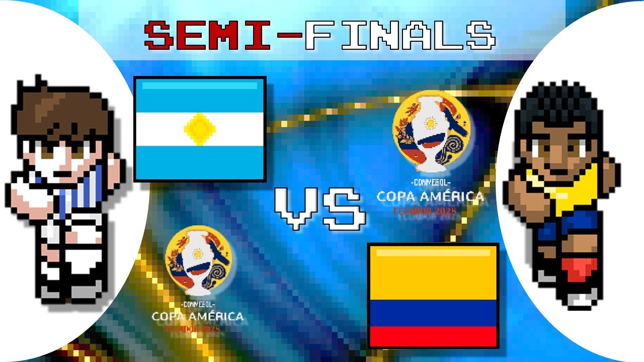 SEMI-FINALS: ARGENTINA vs COLOMBIA| COPA AMERICA 2028 | PIXEL VERSION