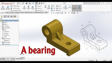 سوليدورك Mechanical Drawing using SolidWorks , Exercise 18 A bearing