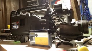 Sony DXC D30 Betacam sp broadcast camera yep im Crazy part 1 (55