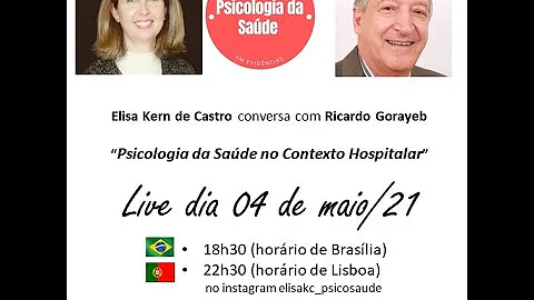 Elisa Kern de Castro conversa com Ricardo Gorayeb ...
