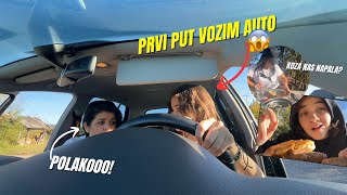 Prvi put vozim auto? * napala nas koza*