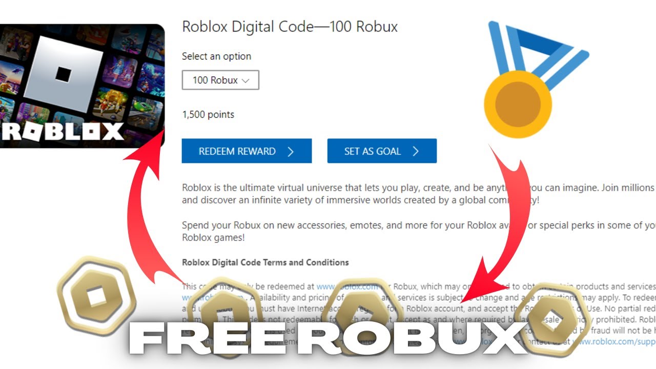 Free 100 Robux Microsoft Rewards Is it legitimate or safe? - Ridzeal