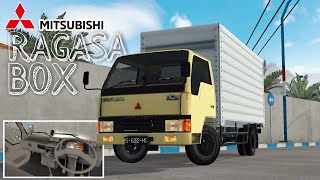 TRUK MITSUBISHI RAGASA BOX STANDAR PABRIK | MOD BUSSID DETAIL screenshot 4
