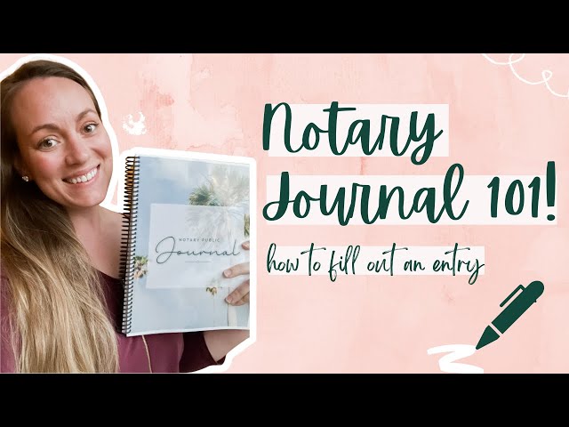 How to handle requests for your Notary journal entries