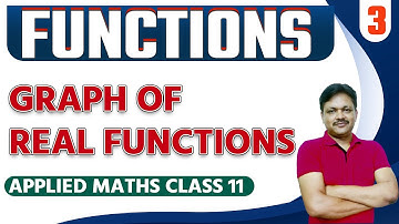 GRAPH OF REAL FUNCTIONS EX-9.3 || Lecture 3 | Functions Ch-9 | Class- 11 Applied Maths