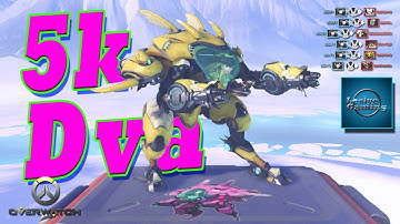 Overwatch - Epic Dva Montage - QUINTUPLE KILL