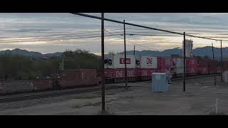 July 4th Early Morning Union Pacific Stack Train
