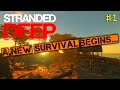 Stranded Deep EP 1. Buildind shelter,camp fire and more.