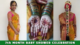 Seemantham - My 7th month Baby Shower Celebration | Jadai making in Tamil | Its Keerthus Life