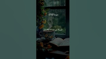 آيات تتلى… فتسكن بها الأرواح وتطمئن القلوب 💚#قرآن #راحة_القلب#ريلز_قرآن