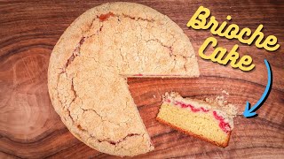 How to Use NoKnead Brioche Dough to Make a Delicious Raspberry Crumble Cake