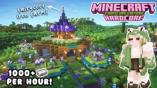 Building an Aesthetic Iron Golem Farm in Minecraft 1.21.10! 💗 screenshot 1