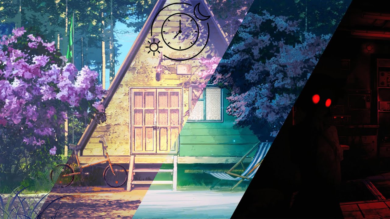 Everlasting Summer - Корпус №17 (Steam Wallpaper with Day To Night? Cycle)