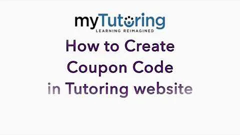 How to Create Coupon Code in Online Tutoring Website- myTutoring