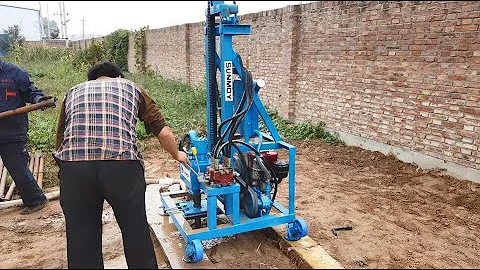 Sunmoy HG260D portable water well drilling rig in South Africa