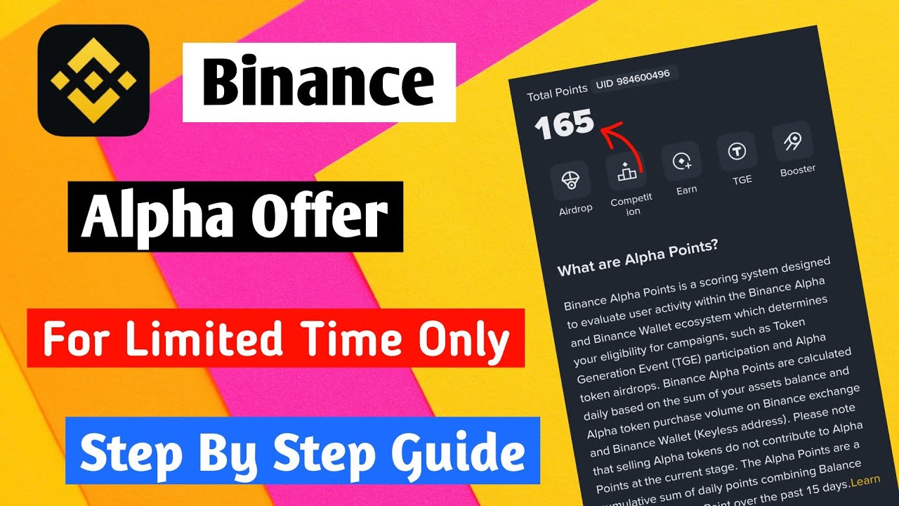 Binance Task How to Complete Tasks & Collect 15 Alpha Points on Binance | Step by ...