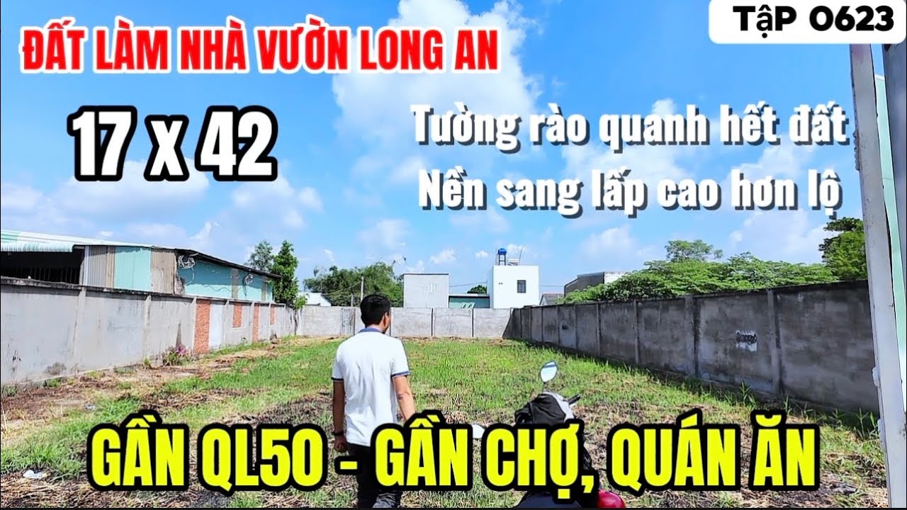 Tập 0623 Nhà Vườn Long An | Đất làm nhà vườn gần chợ, gần QL50 Cần Giuộc Long An | nhà vườn 365