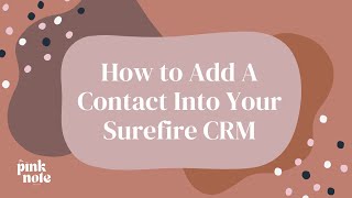 How To Add A Contact To Surefire