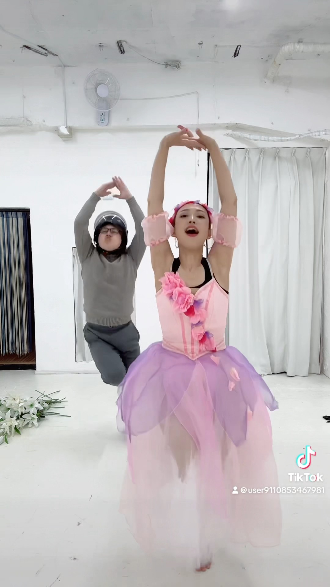 一般人がバレエ衣装【花のワルツ】着るとこうなる😐🌹 #ちゃんみな