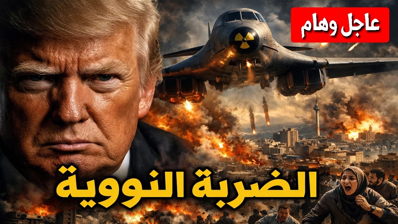 ضربة نووية وشيكة؟ – ترامب يُفاجئ الكونغرس بتقرير الحرب ويُرسل أقوى قاذفاته للشرق الأوسط.