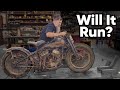 Wrecked And Rusted JUNKYARD Motorcycle Sitting 60 Years!