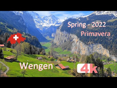 SWITZERLAND WENGEN PART 4 LAUTERBRUNNEN Walking Tour beautiful villa hermosos pueblos