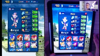 Sonic Dash+ | BLAZE THE CAT Character - Review, Gameplay & Walkthrough (iOS) screenshot 2