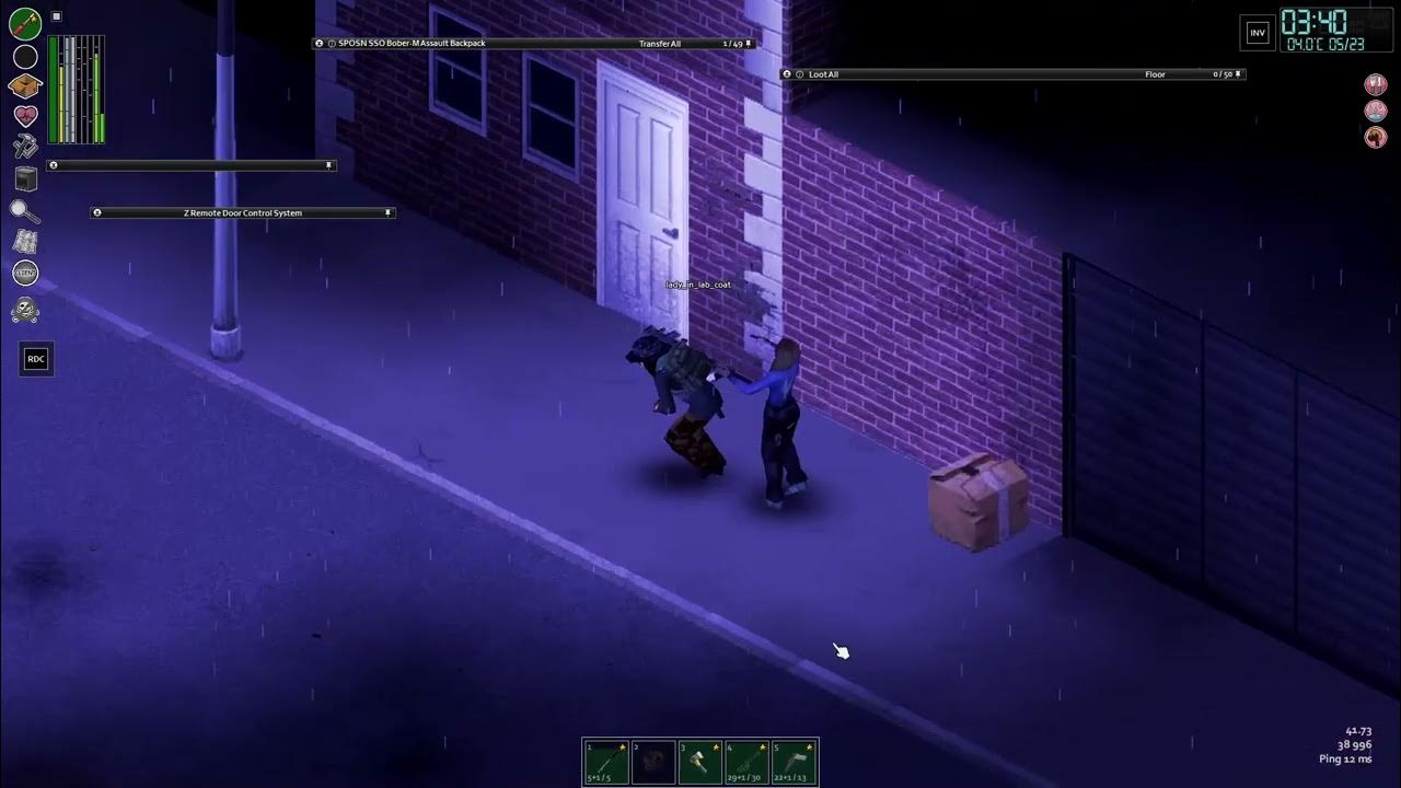 Project Zomboid [41.73] Z Remote Door Control System UI [part 1] YouTube