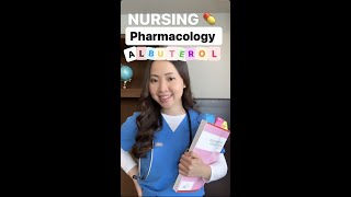 Nursing pharmacology - Albuterol #shorts #nursingschool #nursingstudent #pharmacology #nurse #nclex