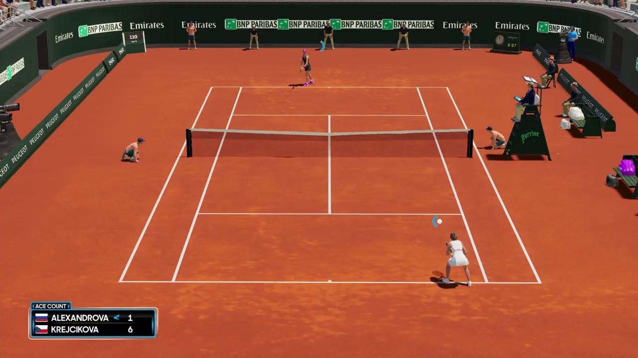 Alexandrova E. @ Krejcíková B. WTA FO 2021 | 3.6. | AO TENNIS 2 | live - YouTube
