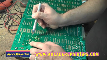 Arcade Repair Tips - Inspecting An Arcade Board