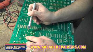 Arcade Repair Tips  Inspecting An Arcade Board