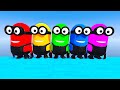 Ragdoll Moments: Spiderman vs Color Minions Gone Wrong!