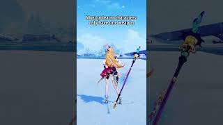 Most polearm characters only have one weapon... #genshin #genshinimpact #hoyocreators #fyp Most polearm characters only have one weapon... #genshin #genshinimpact #hoyocreators #fyp