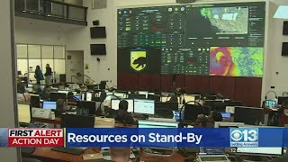 California Office of Emergency Services says it's prepared for today's storm