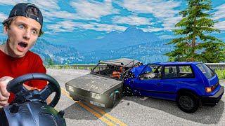 ПАЦАНЫ НА ЖИГУЛЯХ РАЗБИЛИСЬ НА ТРАССЕ В БИМКЕ...! | BeamNG.drive